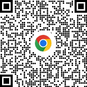 Kode QR untuk mendownload browser Chrome di perangkat seluler