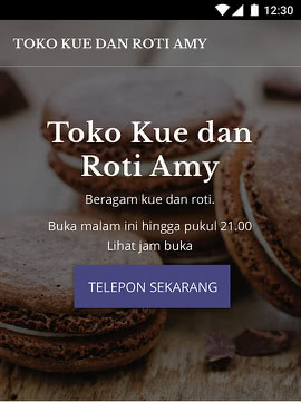 Contoh situs yang dibuat dari listingan Google Bisnisku.